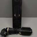 Professional Blowout Hair Dryer Brush, Black Gold Dryer and Volumizer, Hot Air Brush for Women, 75MM Oval Shape (Black Gold)