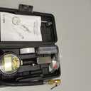 AZUNO Digital Tire Inflator with Pressure Gauge, 200 PSI, Heavy Duty Air Compressor Accessories, with Rubber Hose Lock on Air Chuck and Quick Connect Coupler, Comes with a Portable Carrying Box