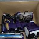 Shark Lift-Away Upright Vacuum with Powerfins, Self-Cleaning Brushroll, Anti-Allergen Complete Seal Technology, No Hair Wrap, LED Headlights, and Advanced Swivel Steering, Eggplant, ZD201