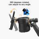 Gromast Universal Stroller Cup Holder with Phone Holder, 3-in-1 Detachable Drink Holder 360 Rotatable, Adjustable Cup Holder for Stroller Wheelchair Bike Walker Scooter - Black