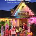 EJ's SUPER CAR Permanent Outdoor Lights, 100ft Smart Eave Lights with RGB LED Light, IP67 Waterproof, App Control, DIY RGB Light for House Halloween Decorations