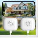 3MP 2K Window Camera, 2.4GHz & 5GHz WiFi Indoor Cameras for Home Security with Anti-Glare Full-Color Night Vision,AI Person & Motion Detection,24/7 Recording,Two-Way Audio,Easy & Quick Install (2Pack)