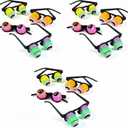 Hanging Rainbow Goo-Goo Glasses (1 dz)assorted colors