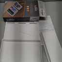 Bostitch Konnect Under Desk Drawer, Self-Adhesive Slide Out Storage Organizer with 4 Customizable Dividers, 2-Pack (White)