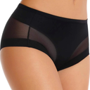 WOWENY Tummy Control Panties for Women Seamless Butt Lifter Briefs Comfy Body Shaper Shapewear Sexy Underwear Black M