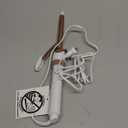 Conair Double Ceramic 1/2-Inch Curling Iron, 1/2-Inch Barrel Produces Spiral Curls For Use On Short To Medium Hair (White/Rose Gold)