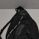 Pickleball Bag, 7 Pockets & Upgraded Zippers, Lightweight Sling Bag with Detachable Strap & Water-Resistant Pocket (Black)