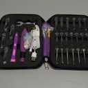 Yarniss 17 Sizes Lighted Crochet Hooks Set 2.5mm~14.0mm, Rechargeable Crochet Hook with Interchangeable Crochet Head