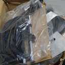 Invacare Wheelchair Elevating Legrests, Composite Footplates, Padded Calf Pads, 1 Pair, T94HCP,Black