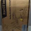 RACGTING Racing Simulator Cockpit for G920 G29 G923, Foldable Racing Simulator for Thrustmaster T248X T248 T300 T150 458 TX Xbox PS5 PS4 PC (Black)