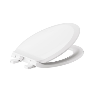 American Standard Transitional Elongated Toilet Seat, Soft Close, White
Slow Close Toilet Seat: Includes Bottom Mount Hardware, Durable Solid Plastic, Easy Clean, Fits Elongated | 5503A00B.020