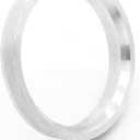 2 x Hub Centric Rings 66.1mm to 71.5mm (Pack of 4), Aluminum Alloy Wheel Hub Rings for Lexus is GS RX, Toyota Crown Reiz Mark X, Inner Diameter 66.1mm to Outer Diameter 71.5mm - Silver