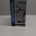 Farberware 12 Cup Electric Coffee Percolator, Coffee Maker with Stainless Steel Basket, Automatic Keep Warm, No-Drip Spout