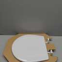 BEMIS TC50TTA MARINE Toilet Seat, Small Toilet Seat Made for Boats and RVs, Durable Wood, White