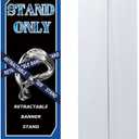 Retractable Roll up Banner Stand Aluminum Retractable Banner Sign Stand for Trade Show Exhibition Store Displays 2364 Inch (Stand Only)