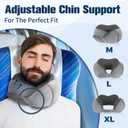 Cirorld Neck Pillow for Traveling, Travel Pillows for Airplanes,100% Pure Memory Foam Travel Neck Pillow, Adjustable Flight Pillow, Portable Plane Accessories with Eye Mask, Earplugs, Carry Bag, Standard