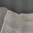 Dog Bed for Large Dogs, Dog Mattress with Pillow for Crate Kennel, Sofa pet Bed, Super Soft pet Bed for Medium, Jumbo, Small Dogs Breeds (Beige, X-Large (40"x28"x3.5")