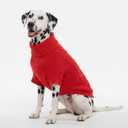 Thick Knit Dog Sweater, Warm Turtleneck Pullover Winter Sweaters for Small, Medium & Large Dogs, Cute Knitted Pet Clothes for Puppy, Holiday Costume for Boy & Girl Doggy, Boxer Outfit,Red XXL