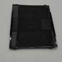 MaxGear Hanging File Organizer for Letter Size Folders, Metal Mesh File Holder with Handles, Portable Filing Crate Storage Box, Black