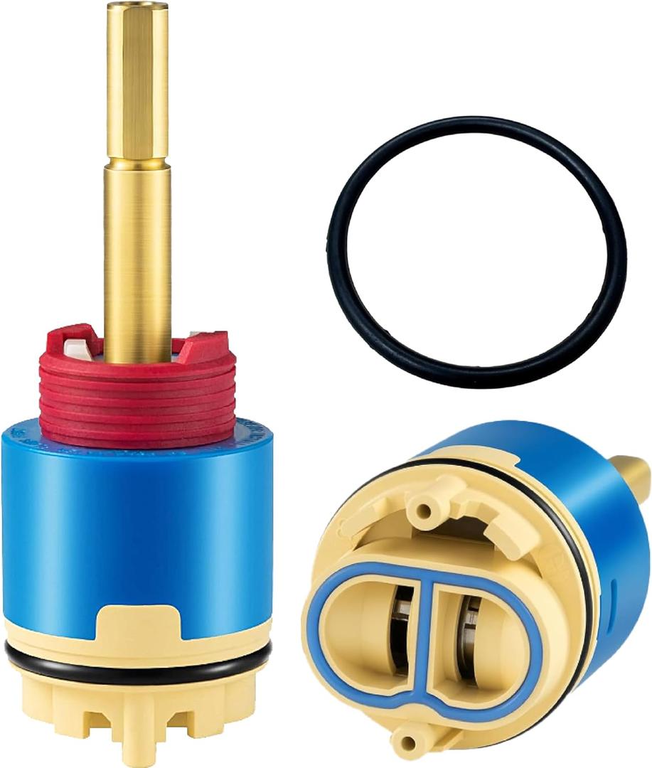 10670 Ceramic Cartridge,4.25 inch JH02BJ HL-40 Shower Cartridge,Used for Shower and Tub Faucet,Compatible with Aquasource/Glacier Bay Single Handle Shower Faucet