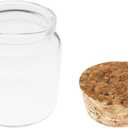 6pcs Vintage Mini Glass Bottle with Cork, 50ml, Clear, Dishwasher & Microwave Safe, Leak Proof, Ideal for Packaging Medicine, Perfume, Tea, Herbs, Decorations