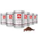 Illy Whole Bean Coffee, Intenso Bold Roast - Bold & Flavorful - 100% Arabica - Whole Beans - Pressurized Packaging Sealed for Freshness - 8.8oz can (Pack of 6) Best By: 02/2027