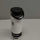 Hydro Flask Water Bottle - Insulated Stainless Steel - Wide Mouth Flex Lid, Non Spill, Leakproof and Refillable in 20 Oz (White)