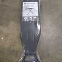 Ironing Board, Metal Mesh Panel Folding Iron Board with Retractable Iron Rest, Height Adjustable Iron Table with 4 Layered Cover & Pad, Heavy Duty & Large, 43"x13" Black