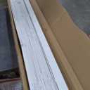 DEZ FURNISHINGS Cordless 2" Smooth Faux Wood Blind, 70.5" W x 60" H, Smooth White