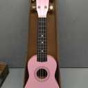 Kids Child Children Wooden Acoustic Guitar Ukulele 21 Inch 4 String Musical Instruments Perfect For Beginner (Pink)