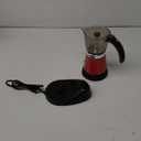 Imusa 6 or 3cup Electric Espresso Maker, Red