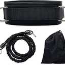 Basketball & Volleyball Agility Training Belt Kit  Resistance Band Speed & Coordination Trainer with Adjustable Waist Strap, Black 1-Pcak