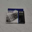 Epson 222 Claria Ink Standard Capacity Black Cartridge (T222120-S) Works with Workforce WF-2960, Expression XP-5200
