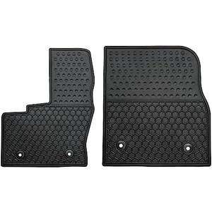 Lwope Car Floor Mats Custom Fit for Ford Transit Connect 2014-2021 Black Rubber All Weather Protection Auto Floor Liners Heavy Duty Odorless
