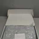 Electric Blanket Twin Heated Blanket 62"x84" Striped Flannel & Thick Sherpa, 5 Heat Settings & 10 Hour Auto Off with FCC/ETL Certified, Overheat Protection & Machine Washable, Grey (01-light Grey)