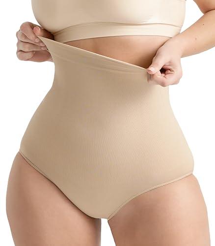 SHAPERMINT Shapewear for Women - Seamless Shapewear Tummy Control Panty, Body Shaper, Tummy Control Underwear for Women Nude, M/L