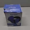 SARISUN Travel Pillows for Airplanes, Airplane Pillow for Long Flight, Airplane Head Strap with Eye Mask for Sleep, Travel Neck Pillow for Car Road Trip, 360 Support Headrest, Stop Bobblehead, Black