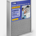 Upgraded 20x25x5 Reusable AC Furnace Filter Washable MERV11, Electrostatic - Permanent, Enjoy Fresher Air in Home and Office HVAC Furnace Systems, Actual Size: 19.88x24.75x4.38Inch 1 Pack