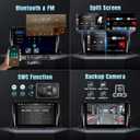 Naifay Car Radio Stereo for Toyota Sienna 2011-2014 with Wireless CarPlay Android Auto, 2+32G 9inch IPS Touch Screen for Sienna Stereo with Bluetooth/FM Receivers/GPS/WiFi/SWC/Split Screen/Mirrorlink