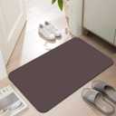 Ultra Thin Door Mat Indoor Entrance, 1/10 in Thin Door Mats for Inside Entry, Non-Slip Rubber Backing Washable Doormat, Fade Resistant, Absorbent, Low Profile Dirt Trapper, 30"X17",Coffee (1'5" x 2'6" (Rectangular))