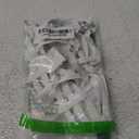 Lilosy Sexy Tie Side Embroidered Underwire Push Up Cute Strappy Mesh Sheer Bachelorette Lingerie Set (Small, Flower White)