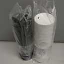 Electric Salt and Pepper Grinder Set, Rechargeable Automatic Pepper Mill Grinder with LED Light Gifts for Women, Adjustable Coarseness shakers, One-Hand Operation for Kitchen Essentials (Rechargeable-Upgrade Black/White 2PC)