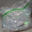 BRAVESHINE Party Decorations Iridescent Foil Fringe Backdrops - 2 Pack 3.2 x 6.5 ft Holographic Tinsel Photo Booths Pros Streamer Curtains for Easter Girl Birthdays Engagement Unicorn Parties - Clear