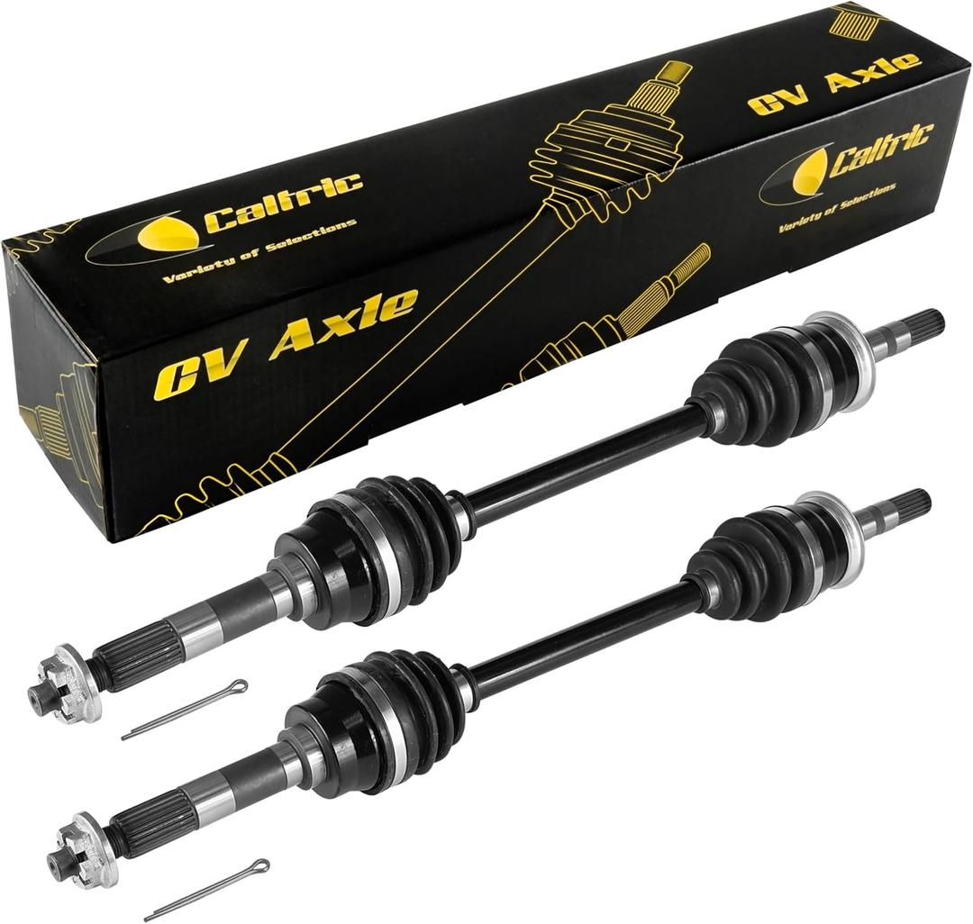 Caltric Front Left And Right Complete Cv Joint Axles Compatible with Kawasaki Mule 3010 Kaf620E Kaf620H 4X4 2001-2008