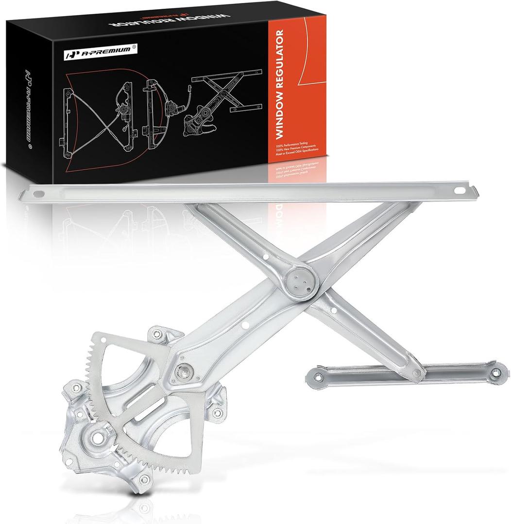 A-Premium Power Electric Window Regulator Without Motor Compatible with Toyota RAV4 2013-2019 Sport Utility Front Passenger Side