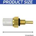 1PCS Coolant Temperature Sensor, 37870-PNA-003 37870-PLC-004 Engine Water Coolant Temperature Sensor, Compatible with 2003-2007 Accord CR-V, 2001-2011 Honda Civic Element, Pilot RL TSX S2000