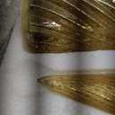 Set of 6 Illuminated Mercury Glass Christmas Tree Tabletop Tree Figurines with LED Lights Battery Operated Lighted Christmas Table Centerpieces for Indoor Fireplace Mantel Decorations (Stylish)