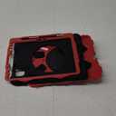 Case for iPad Pro 11 Inch (2022/2021/ 2020/2018): Silicone Cover for iPad 11 (4th/ 3rd/ 2nd/ 1st) Generation with Screen Protector- Stand- Handle- Shoulder Strap- Pencil Holder- Red