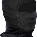 Achiou Ski Mask for Men Women, Balaclava Face Cover, Shiesty Mask UV Protector Lightweight for Motorcycle Snowboard (Black)