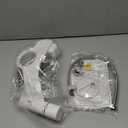 Ultra-Slim Bidet Attachment, Posterior&Feminine Wash-(Retractable Dual Nozzles), Non-Electric Bidet Attachment for Toilet Seat, Adjustable Fresh Cold Water Pressure, Stainless Steel Inlet (White)